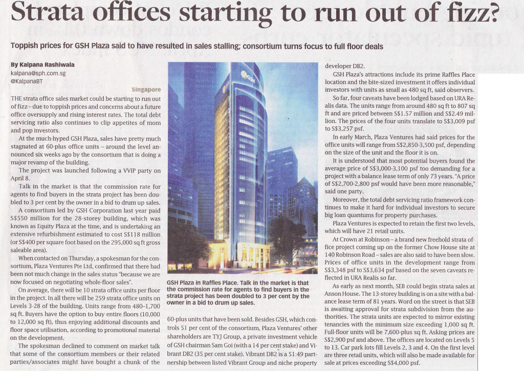 The Business Times, May 29 2015