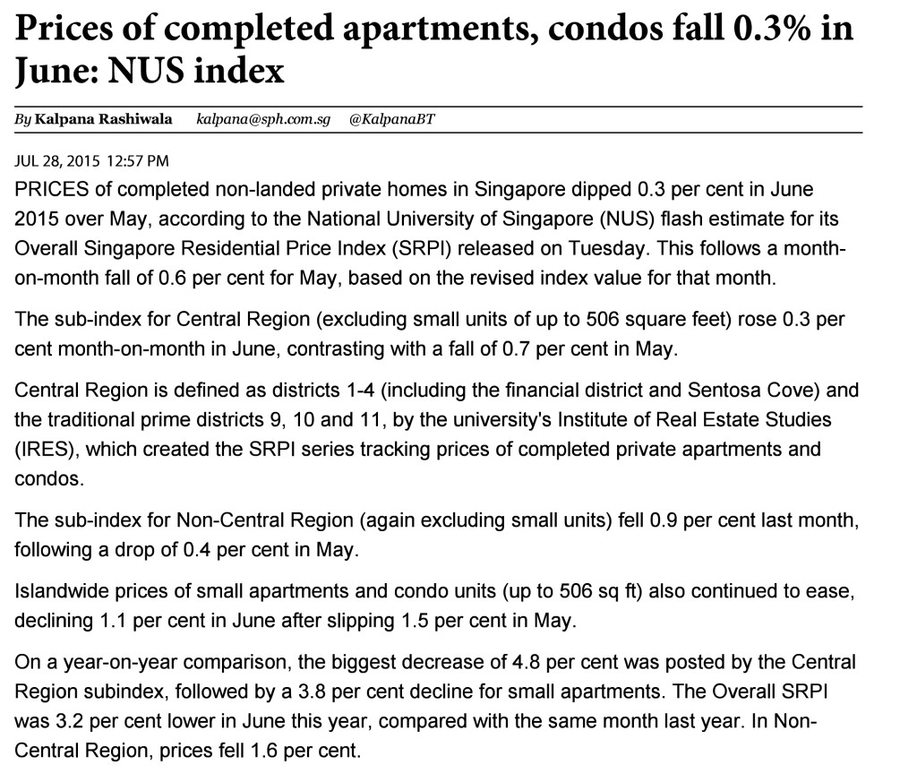 The Business Times, 28 July 2015